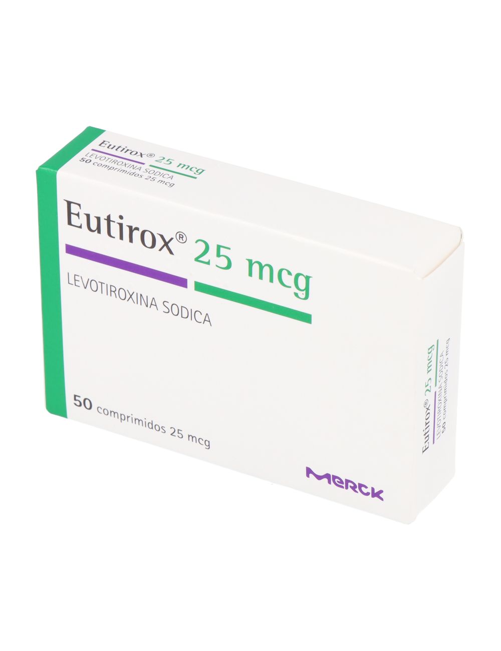 EUTIROX 25MCG LEVOTIROXINA SODICA 50 COMPRIMIDOS LAB. MERCK