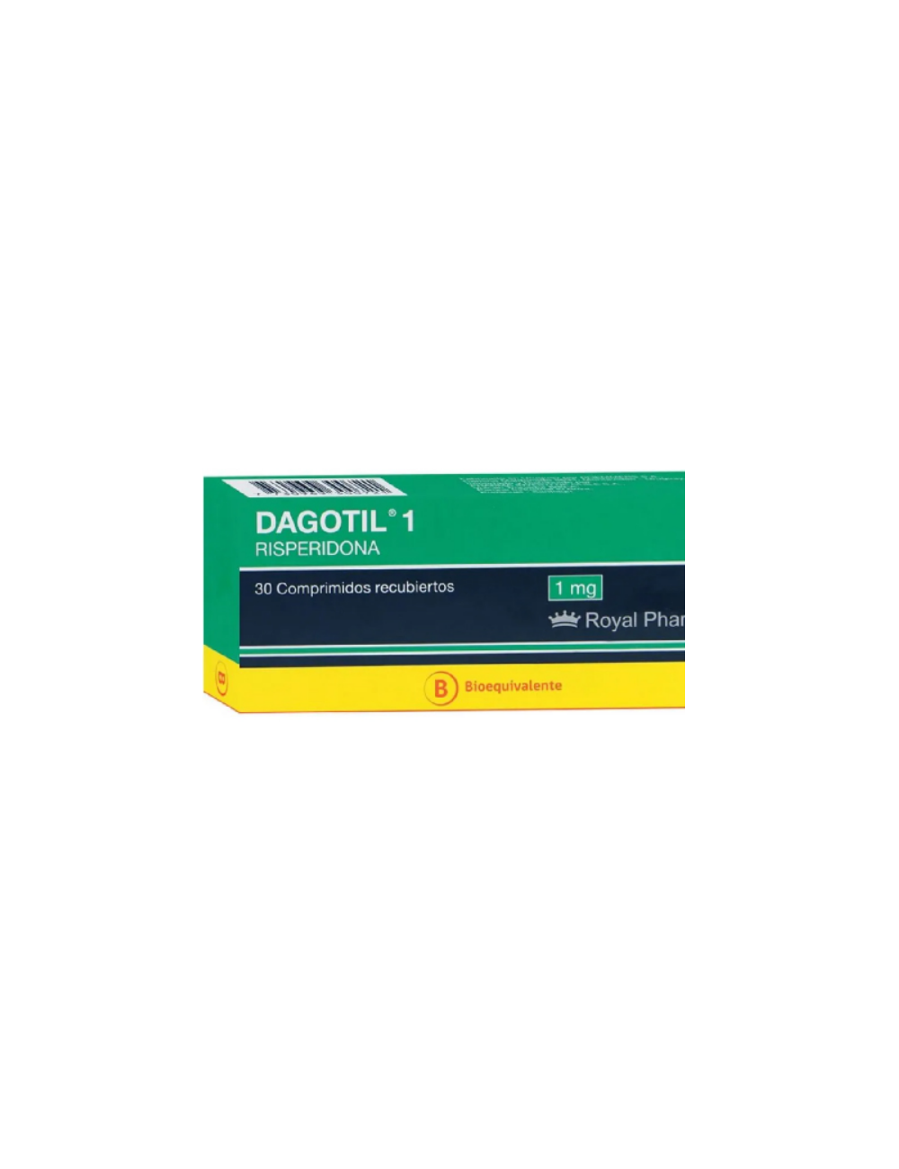 DAGOTIL RISPERIDONA 1 MG 30 COMPRIMIDOS BIOQUIVALENTE ROYAL PHARMA