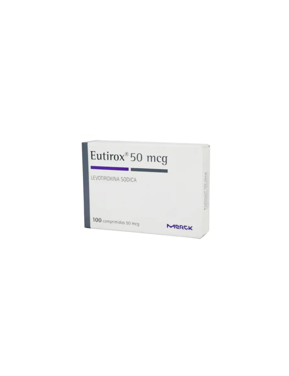 EUTIROX LEVOTIROXINA 50MCG 100 COMPRIMIDOS  LAB.MERCK CENABAST