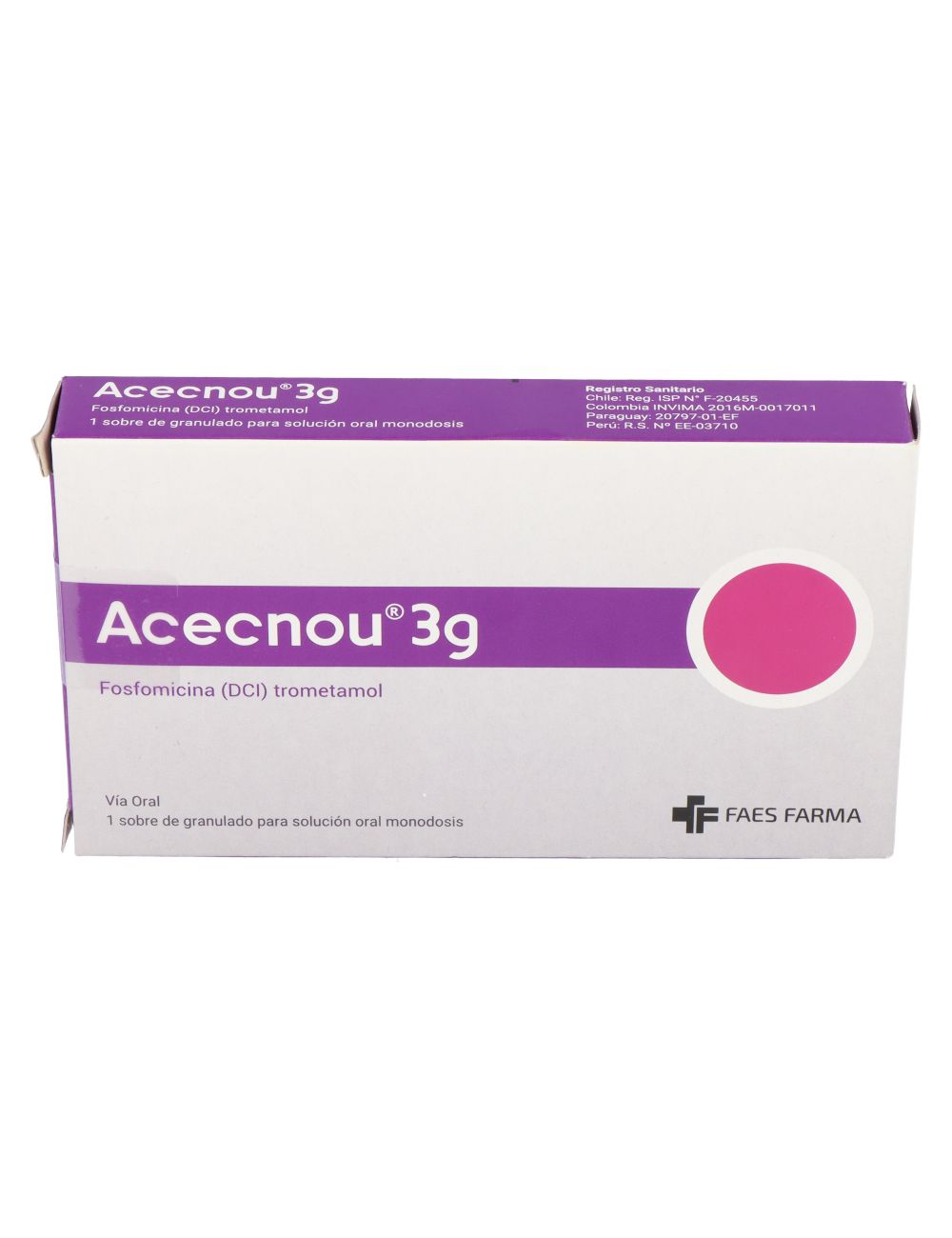 ACECNOU 3G SOBRE DE GRANULADO PARA SOLUCION ORAL LAB. FAES FARMA