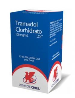 TRAMADOL 100 MG/ML 10 ML SOLUCION ORAL PARA GOTAS BIOEQUIVALENTE LABORATORIO CHILE