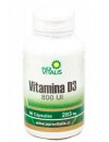 VITAMINA D3 800 UI  283 MG X 60 CAPSULAS AURAVITALIS