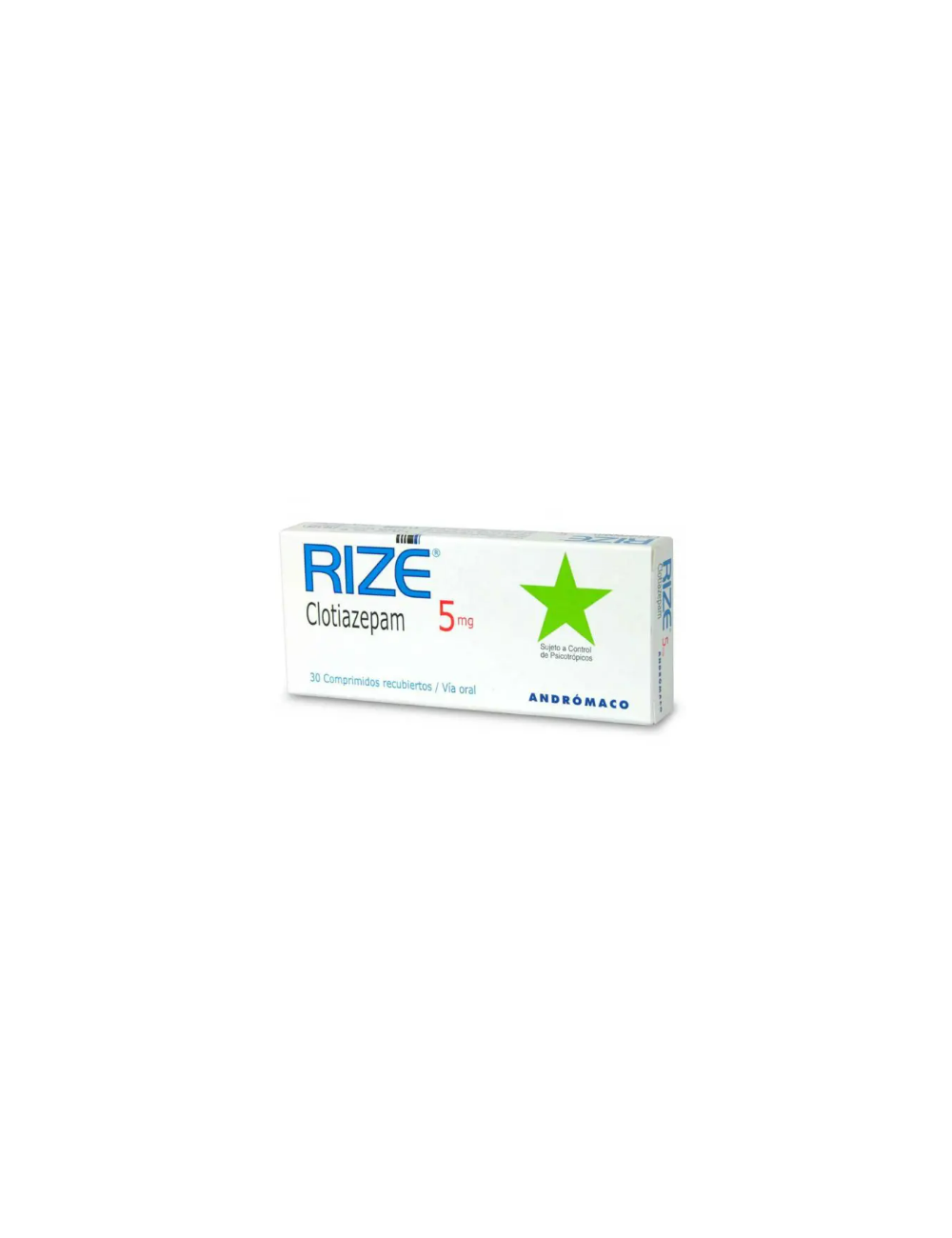 RIZE CLOTIAZEPAM 5 MG X 30 COMPRIMIDOS LAB. ANDROMACO