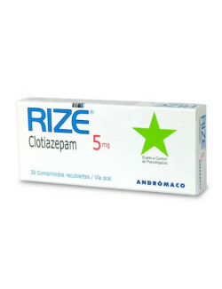 RIZE CLOTIAZEPAM 5 MG X 30 COMPRIMIDOS LAB. ANDROMACO