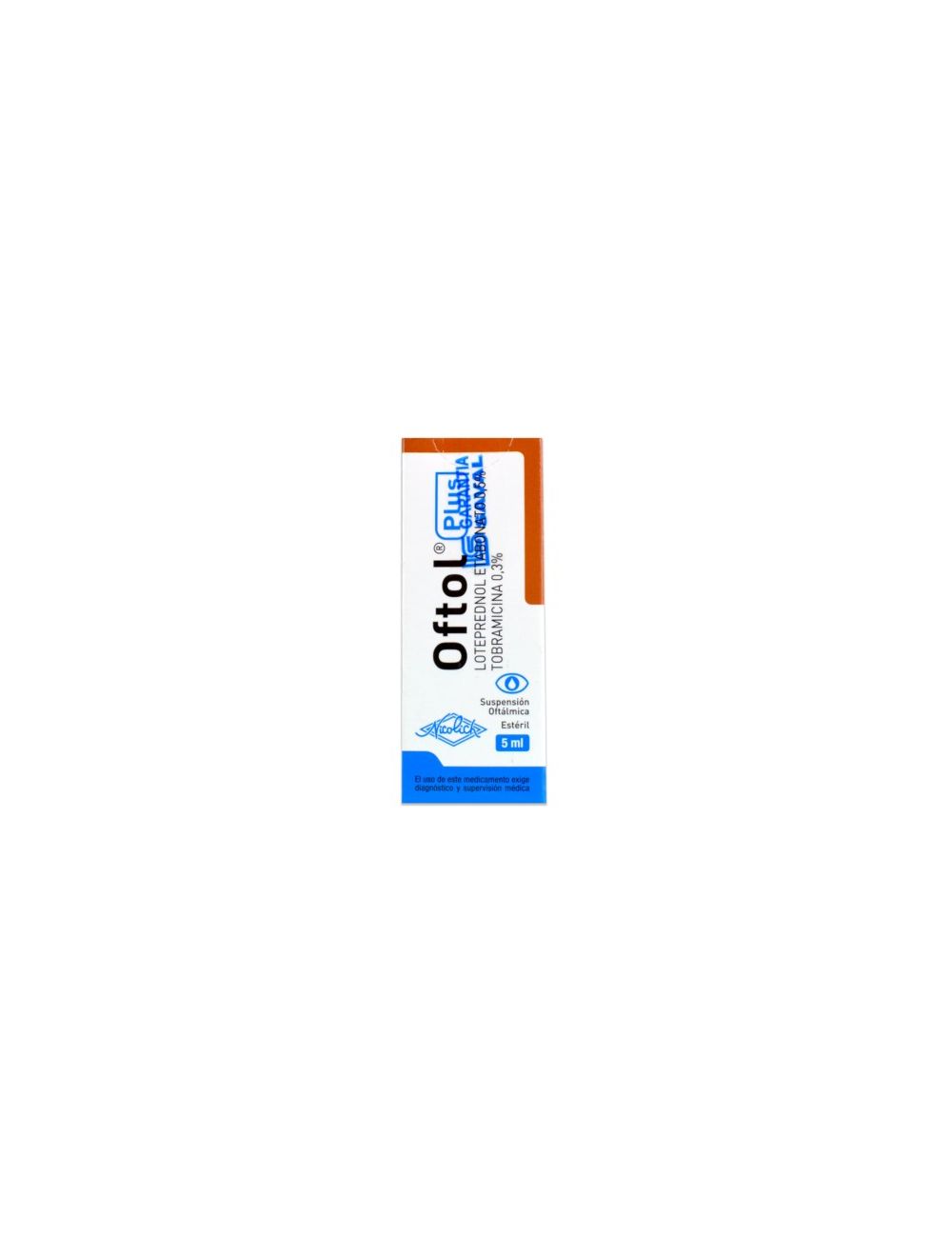 OFTOL PLUS LOTEPREDNOL ETABONATO 0.5% TOBRAMICINA 0.3% 5ML NICOLICH