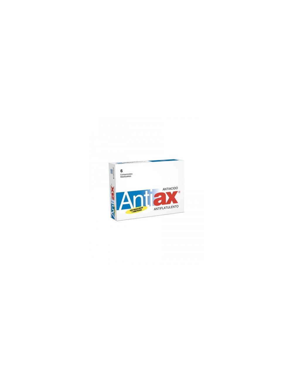 ANTIAX MAGALDRATO SIMETICONA 480 MG 100 MG 6 COMPRIMIDOS MASTICABLES ...