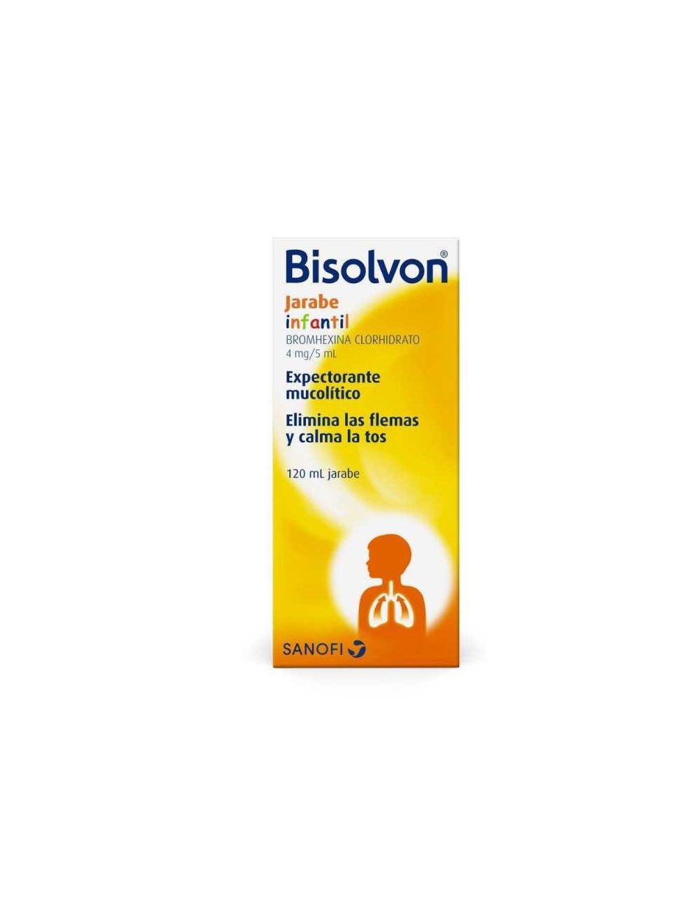 BISOLVON JARABE INFANTIL BROMHEXINA 4MG/5ML 125 ML LAB. SANOFI