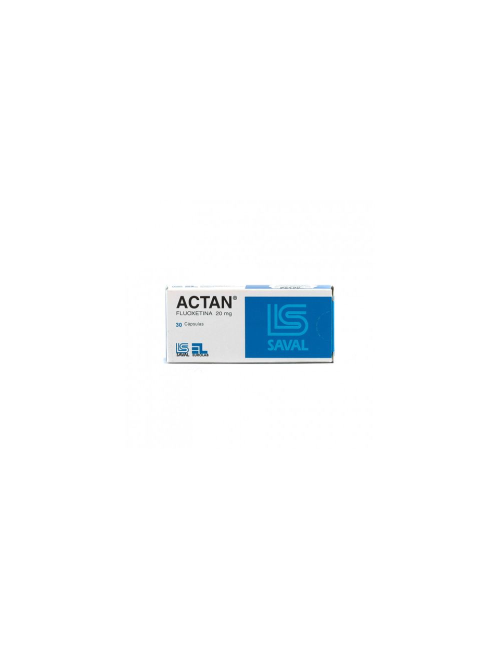 ACTAN FLUOXETINA 20MG X 30 COMPRIMIDOS LAB. SAVAL