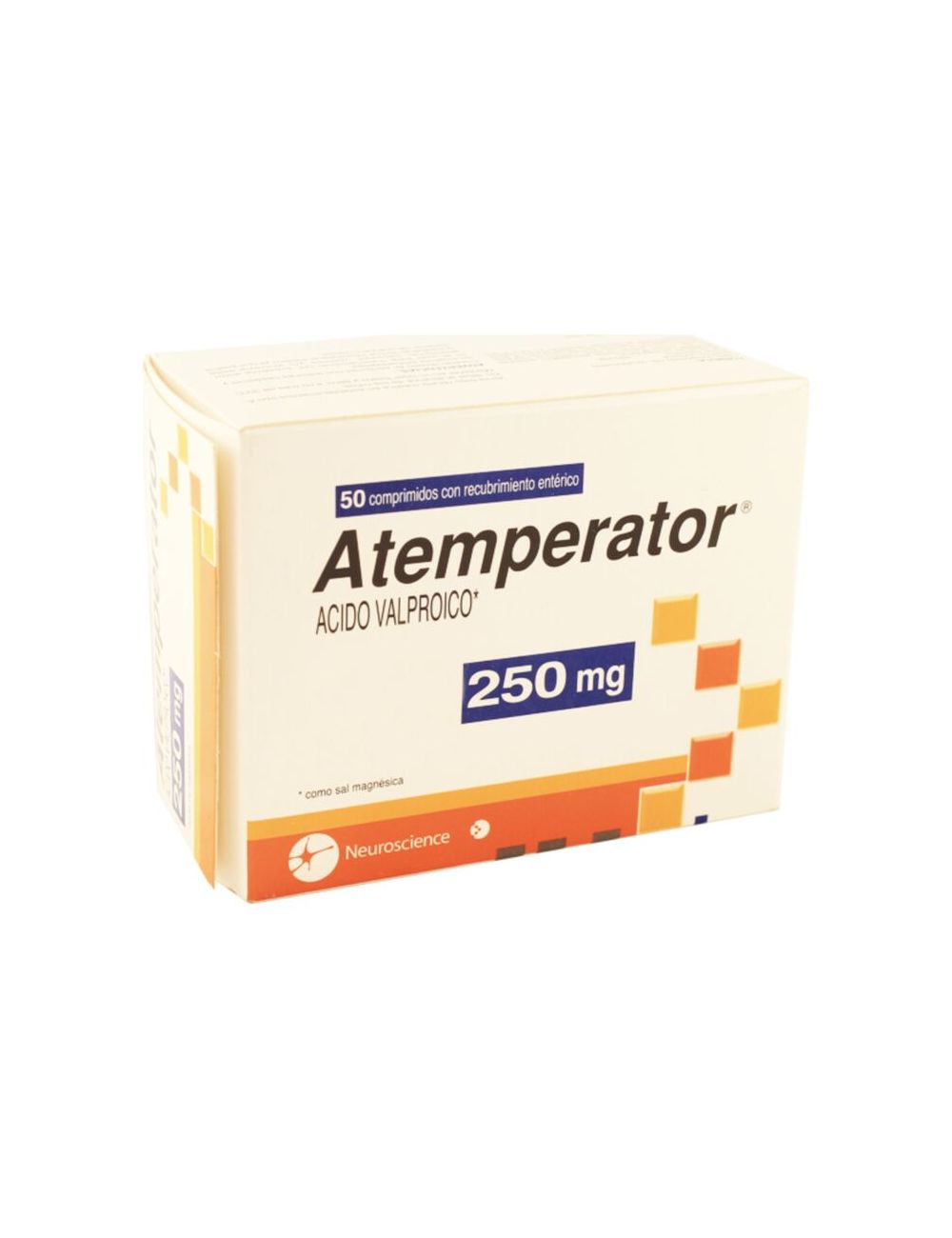 ATEMPERATOR ACIDO VALPROICO 250 MG 50 COMPRIMIDOS LAB. RECALCINE