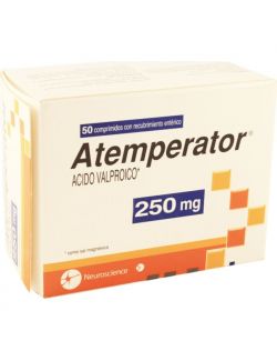 ATEMPERATOR ACIDO VALPROICO 250 MG 50 COMPRIMIDOS LAB. RECALCINE