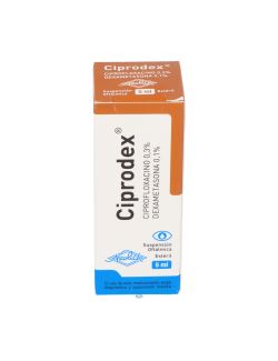 CIPRODEX CIPROFLOXACINO 0.3% DEXAMETASONA 0.1% SUSPENSION OFTALMICA 5ML LAB. SAVAL CENABAST