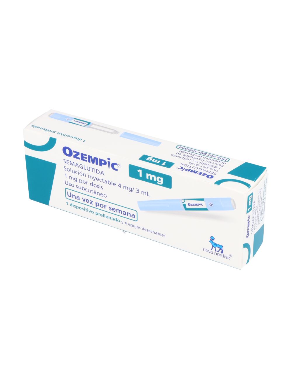 OZEMPIC 1MG SEMAGLUTIDA SOLUCION INYECTABLE 4MG/ 3ML LAB. NOVO NORDISK.