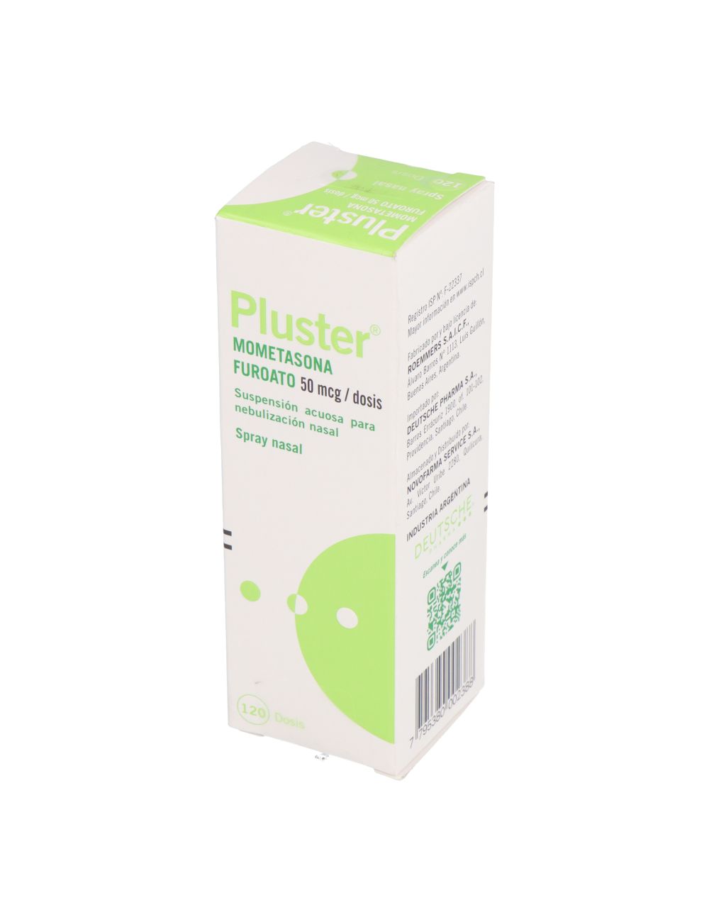 PLUSTER SUSPENSION NASAL MOMETASONA 50MCG120D LAB. DEUTSCHE PHARMA