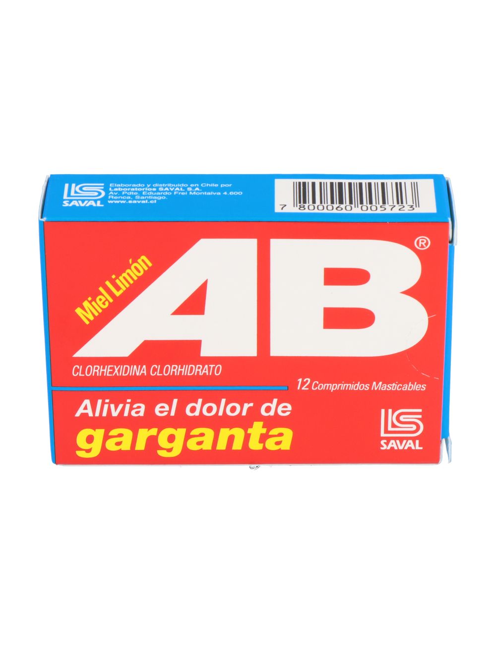 AB MIEL LIMON CLORHEXIDINA 12 COMPRIMIDOS MASTICABLES SAVAL