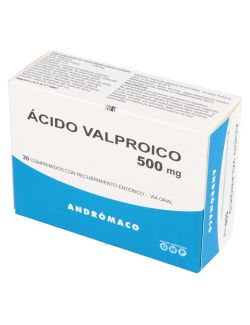 ACIDO VALPROICO 500 MG 30 COMPRIMIDOS RECUBRIMIENTO ENTERICO LAB.ANDROMACO CENABAST