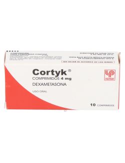 CORTYK DEXAMETASONA 4 MG 10 COMPRIMIDOS LAB.PASTEUR