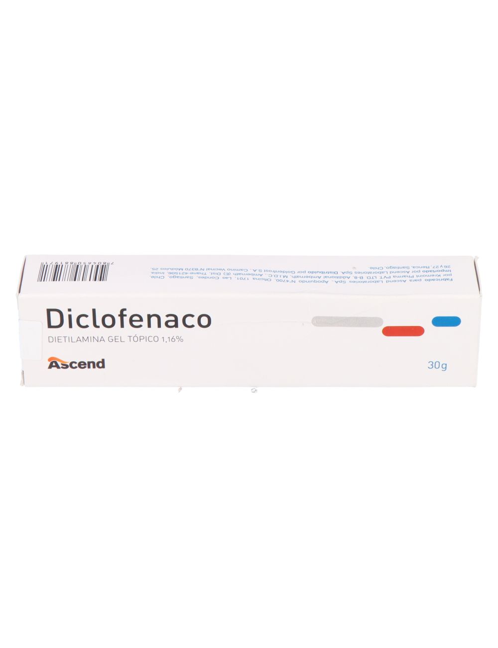 DICLOFENACO DIETILAMINA GEL TOPICO 1,16% 30GR ASCEND