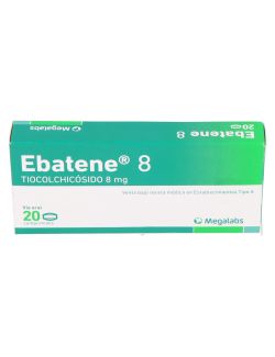 EBATENE TIOCOLCHICOSIDO 8MG 20 COMPRIMIDOS MEGALABS