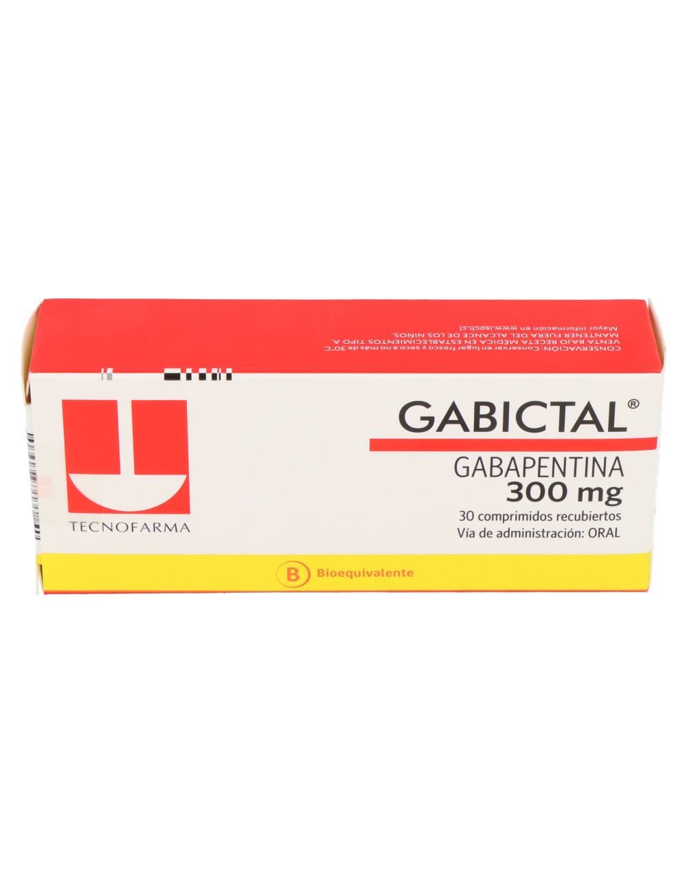 GABICTAL 300MG  30 COMPRIMIDOS  RECUBIERTOS