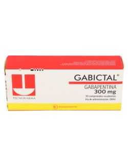 GABICTAL 300MG  30 COMPRIMIDOS  RECUBIERTOS