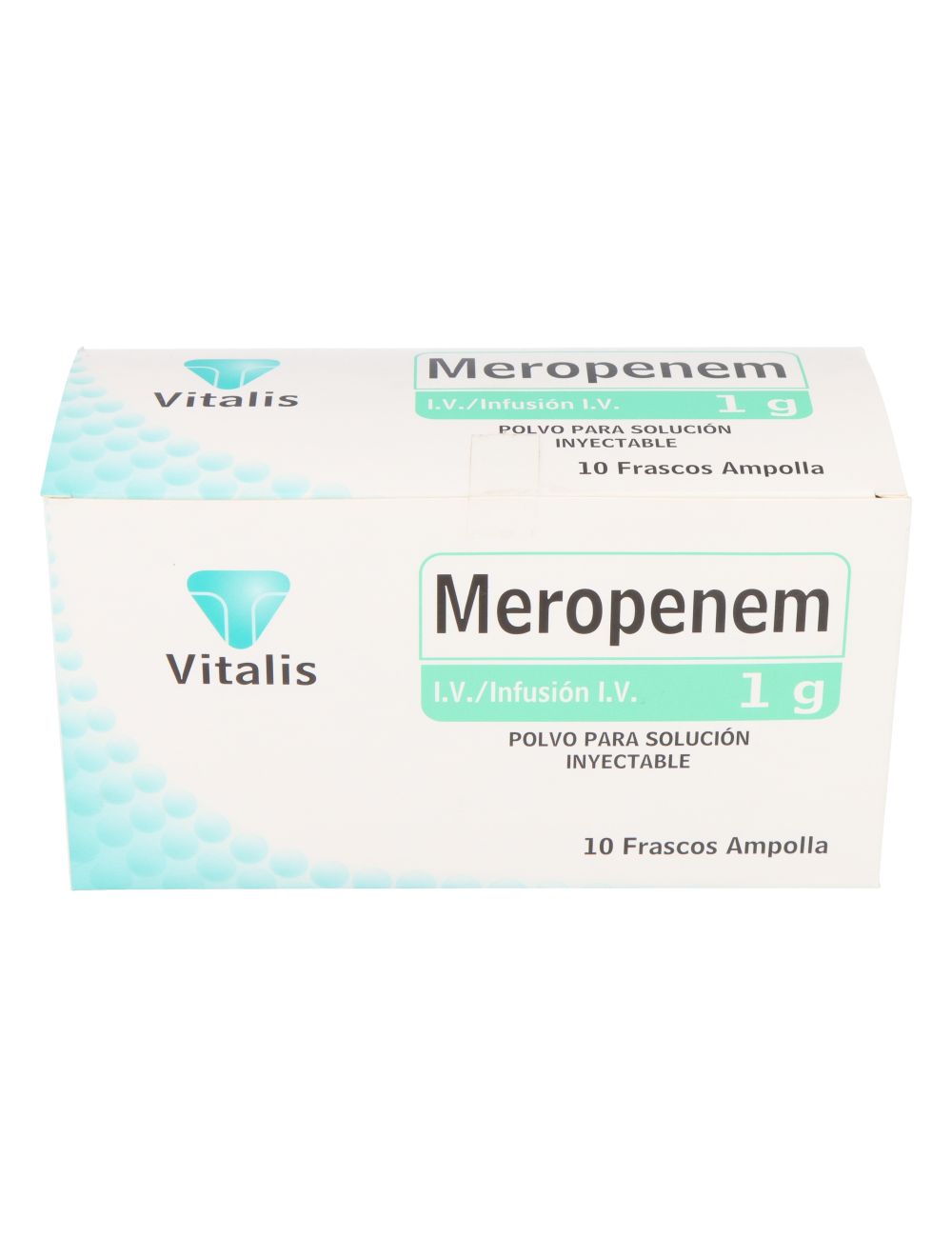 MEROPENEM I.V./IMFUSION I.V. 1000 MG POLVO INYECTABLE 10 AMPOLLAS VITALIS