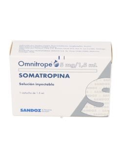 OMNITROPE SOMATROPINA 5MG/1,5ML 15UI SOL.IN CAJ 1CGE CENABAST