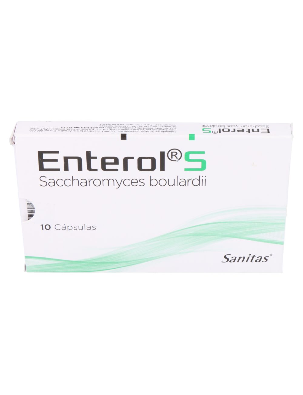 SACCHAROMYCES BOULARDII LIOFILIZADO ENTEROL S 282.50 MG 10 CÁPSULAS SANITAS CENABAST