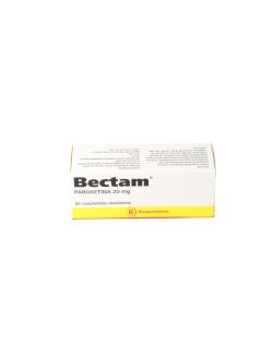 BECTAM PAROXETINA 20 MG 60 COMPRIMIDOS BIOEQUIVALENTE LABOMED CENABAST