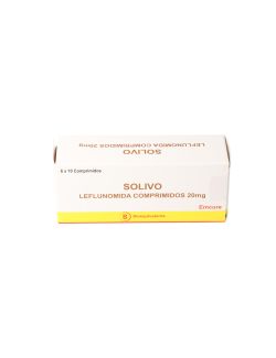 SOLIVO LEFLUNOMIDA 20 MG 60 COMPRIMIDOS BIOEQUIVALENTE CENABAST.