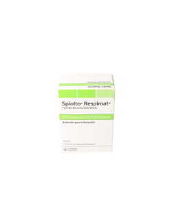 SPIOLTO RESPIMAT TIOTROPIO/OLODATEROL 2.5/2.5MCG SOL P/INH. 30 DOSIS  LAB.BOEHRINGER INGELHEIM  CENABAST