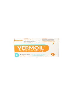 VERMOIL ALBENDAZOL 200 MG 6 COMPRIMIDOS FQP CENABAST