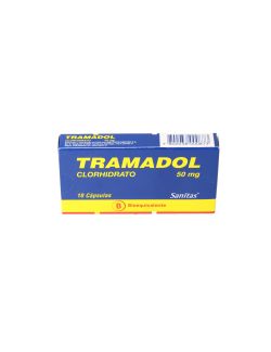 TRAMADOL CLORHIDRATO 50 MG 10 CAPSULAS LAB. SANITAS