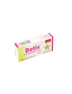 BETIS CLOTIAZEPAM 5MG 30 COMPRIMIDOS SYNTHON CENABAST