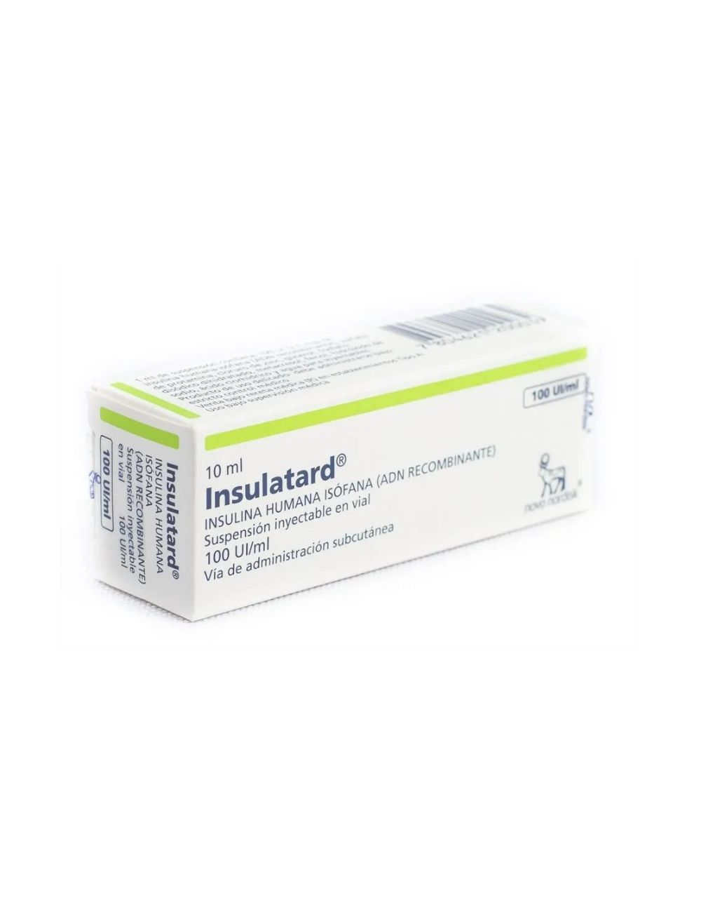 INSULATARD INSULINA 100UI/ML FRASCO AMP. 10 ML NOVO NORDISK CENABAST