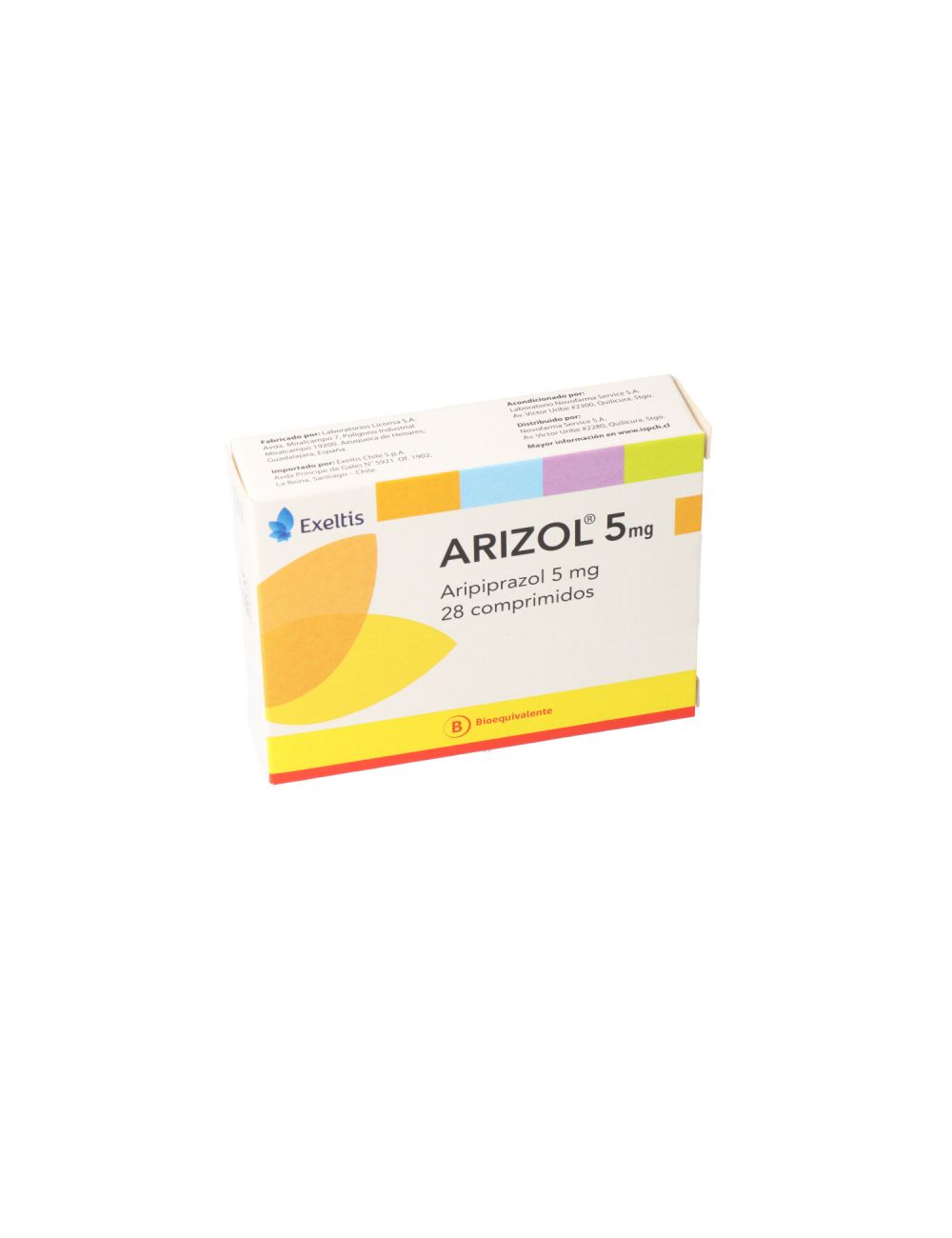 ARIZOL ARIPIPRAZOL 5 MG POR 28 COMPRIMIDOS BIOEQUIVALENTE EXELTIS