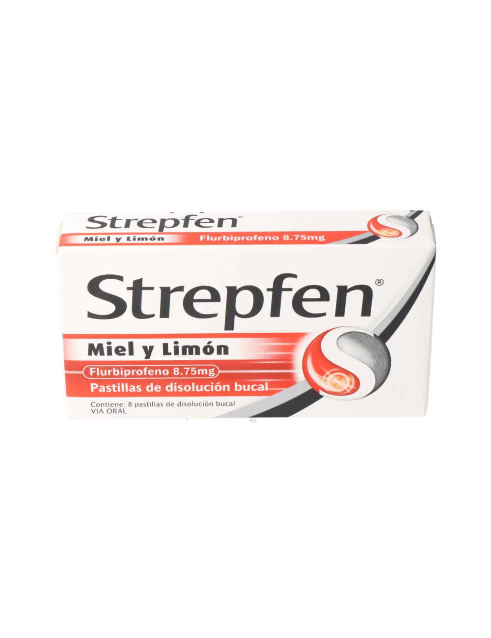 STREPFEN FLURBIPROFENO 8.75 MG MIEL LIMON 8 COMPRIMIDOS