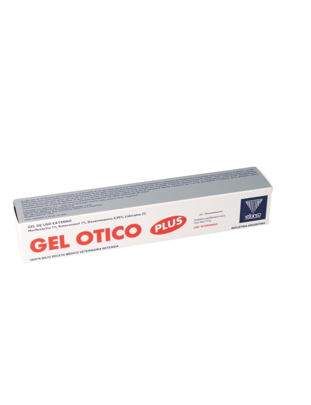 GEL OTICO PLUS JERINGA DE 10 GRAMOS CONTROLADO VETERINARIO