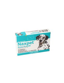 NAXPET RAZA GRANDE ESTUCHE POR 10 COMPRIMIDOS VETERINARIO