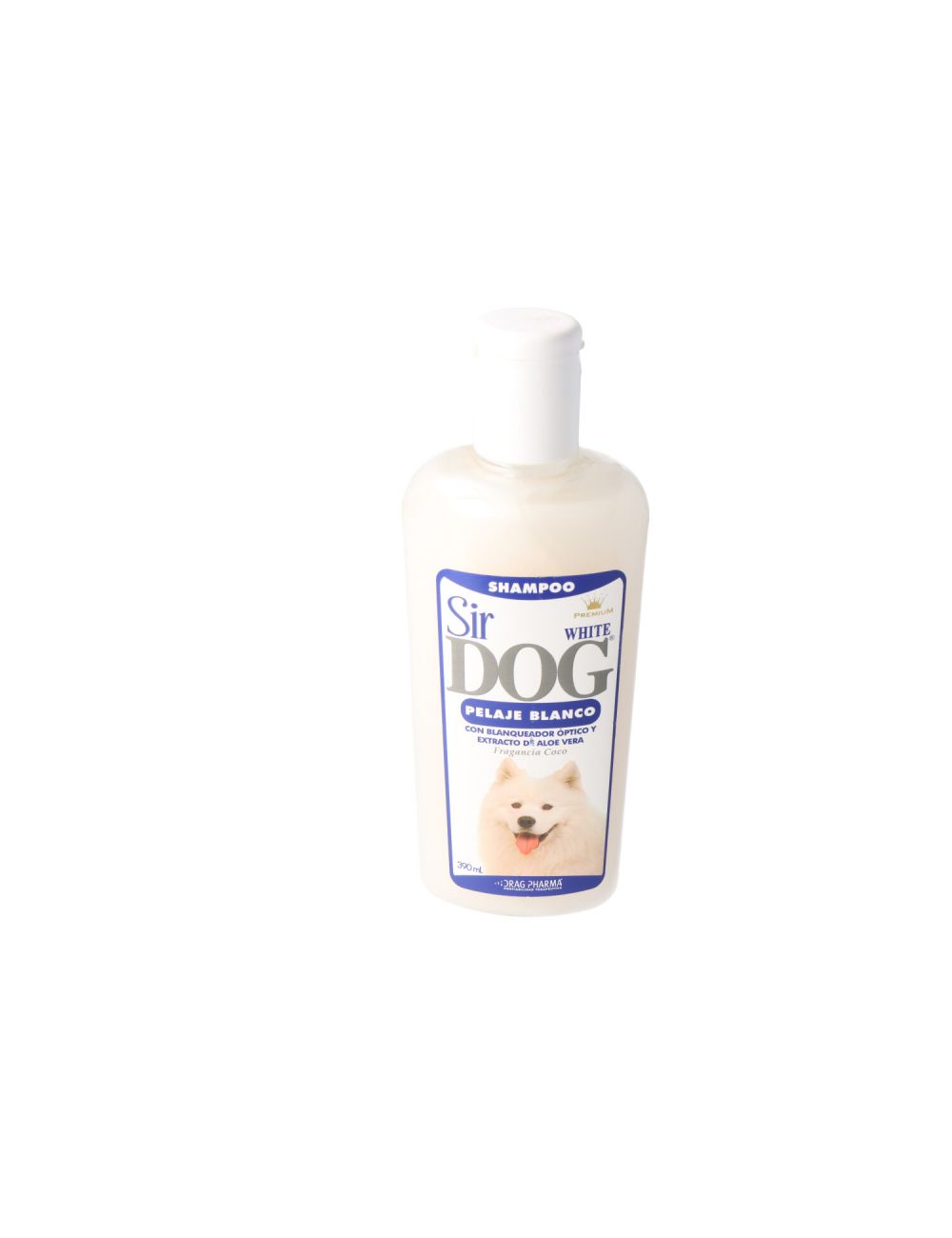 SIR DOG SHAMPOO PELO BLANCO POR 390 ML PRODUCTO VETERINARIO