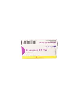 RIVAXORED RIVAROXABAN 20 MG 28 COMPRIMIDOS BIOEQUIVALENTE CENABAST