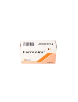 FERRANIM FUMARATO FERROSO + VITAMINAS 30 CAPSULAS  BLANDAS  LAB. SANITAS CENABAST