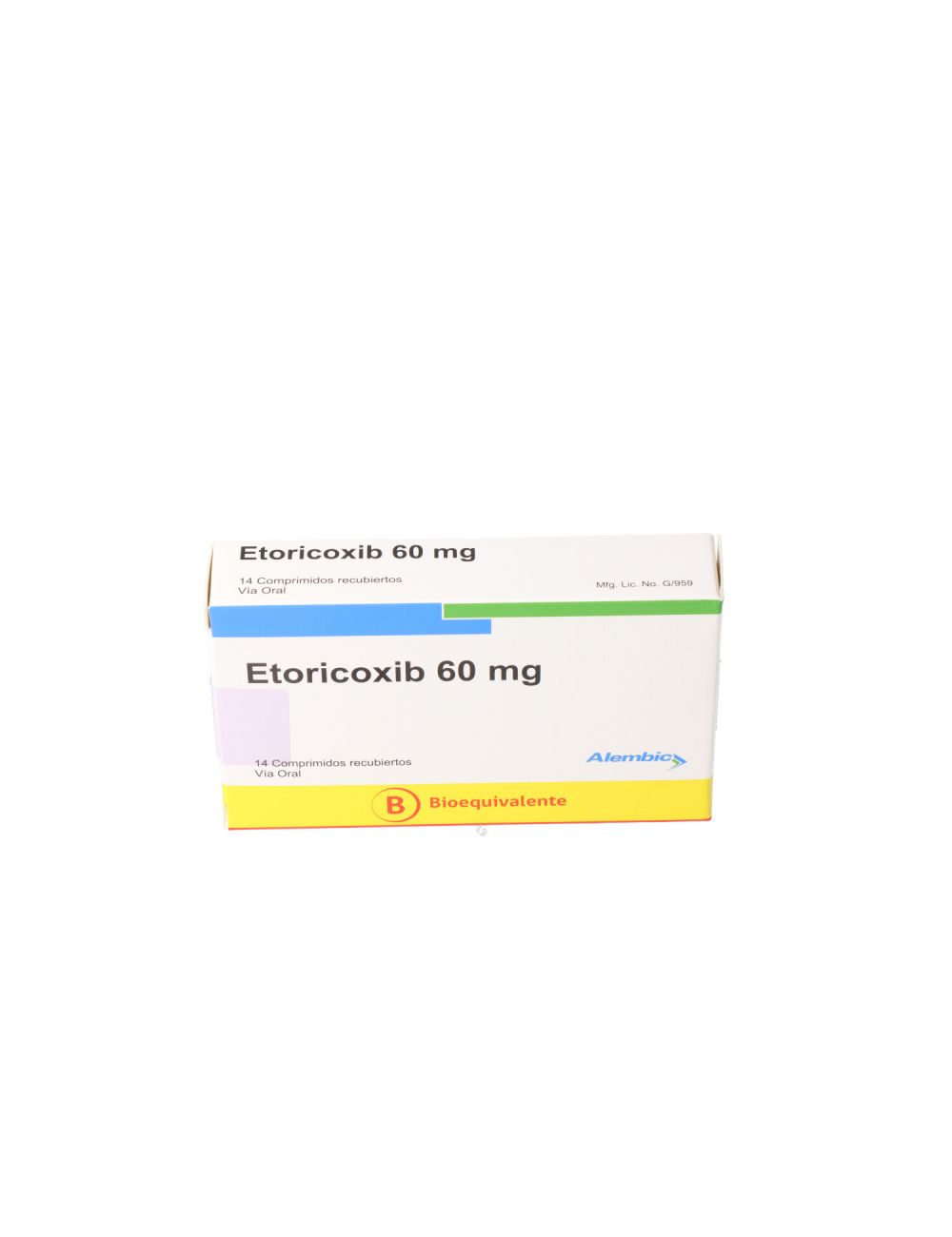 ETORICOXIB 60 MG 14 COMPRIMIDOS BIOEQUIVALENTE CENABAST