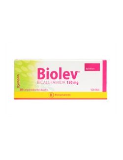 BIOLEV BICALUTAMIDA 150 MG 30 COMPROMIDOS RECUBIERTOS BIOEQUIVALENTE LABORATORIO SYNTHON