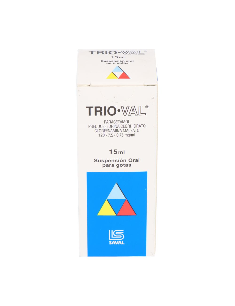 TRIO-VAL GOTAS 15 ML SUSPENSIÓN ORAL EN GOTAS SAVAL