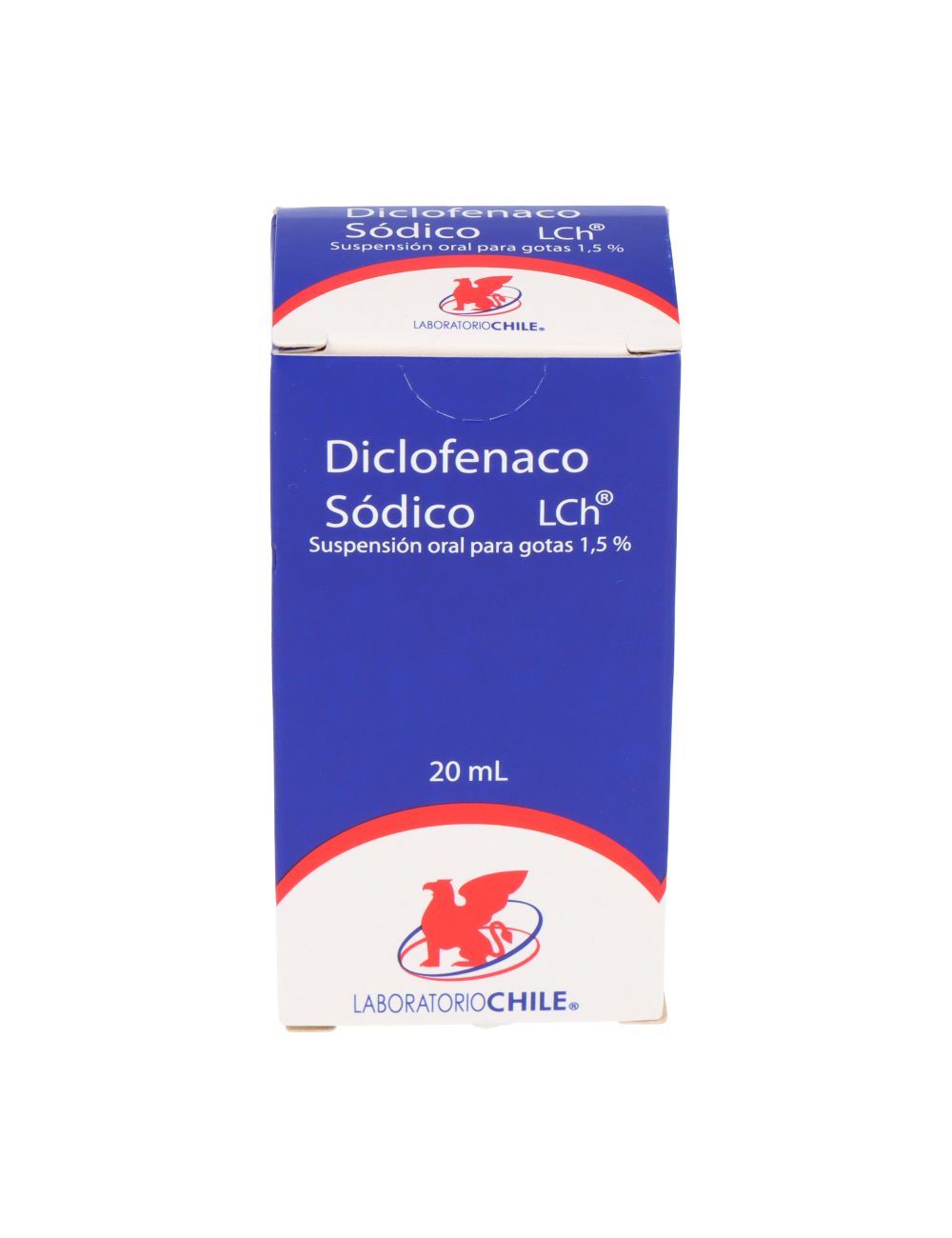 DICLOFENACO SÓDICO SUSPENSIÓN ORAL PARA GOTAS 1.5% 20 ML LABORATORIO CHILE