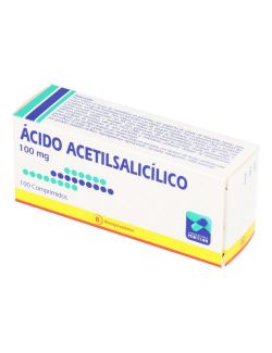 ACIDO ACETILSALICILICO 100MG 100 COMPRIMIDOS BIOEQUIVALENTE MINTLAB